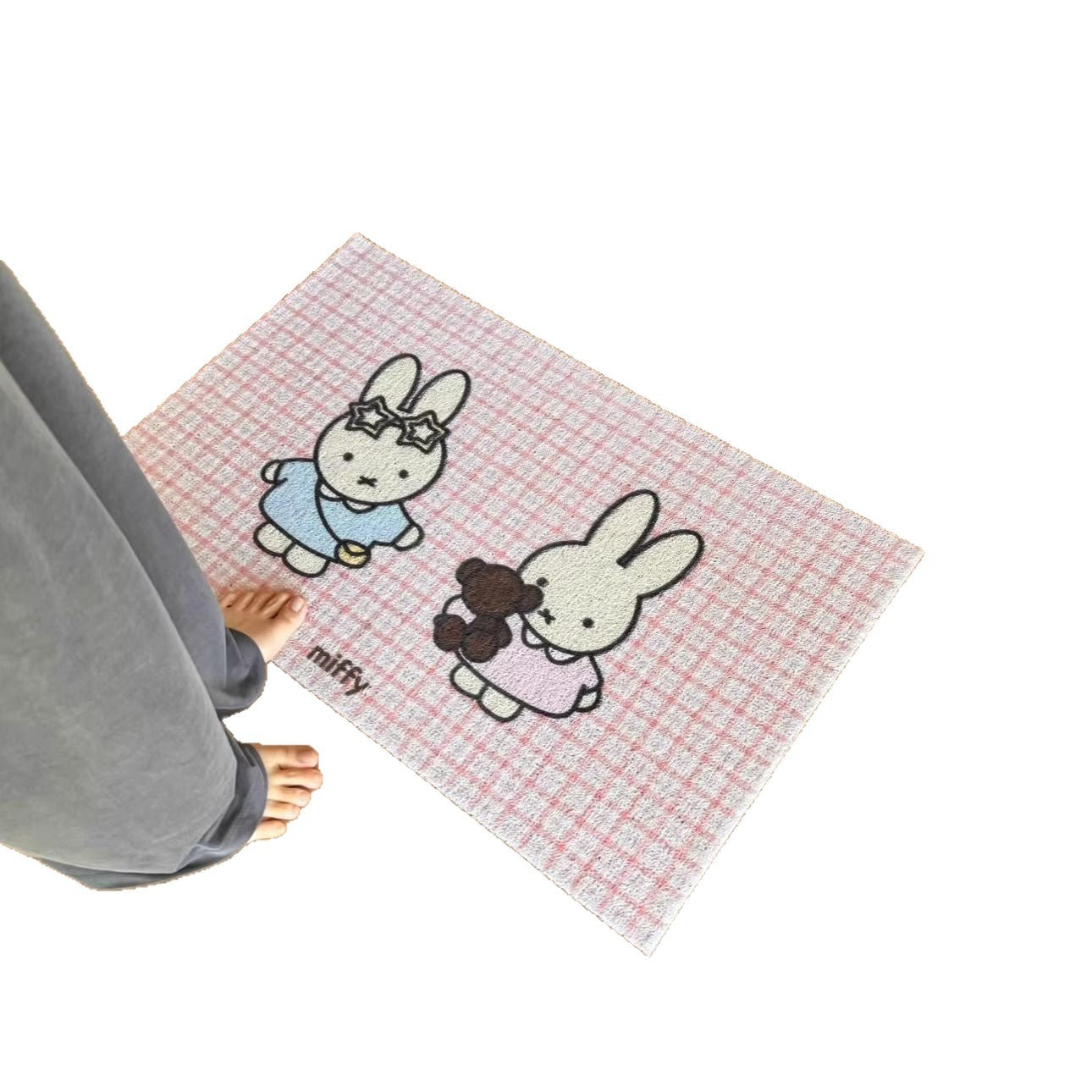 Verspielt Cartoon Kinder Matte Brehn