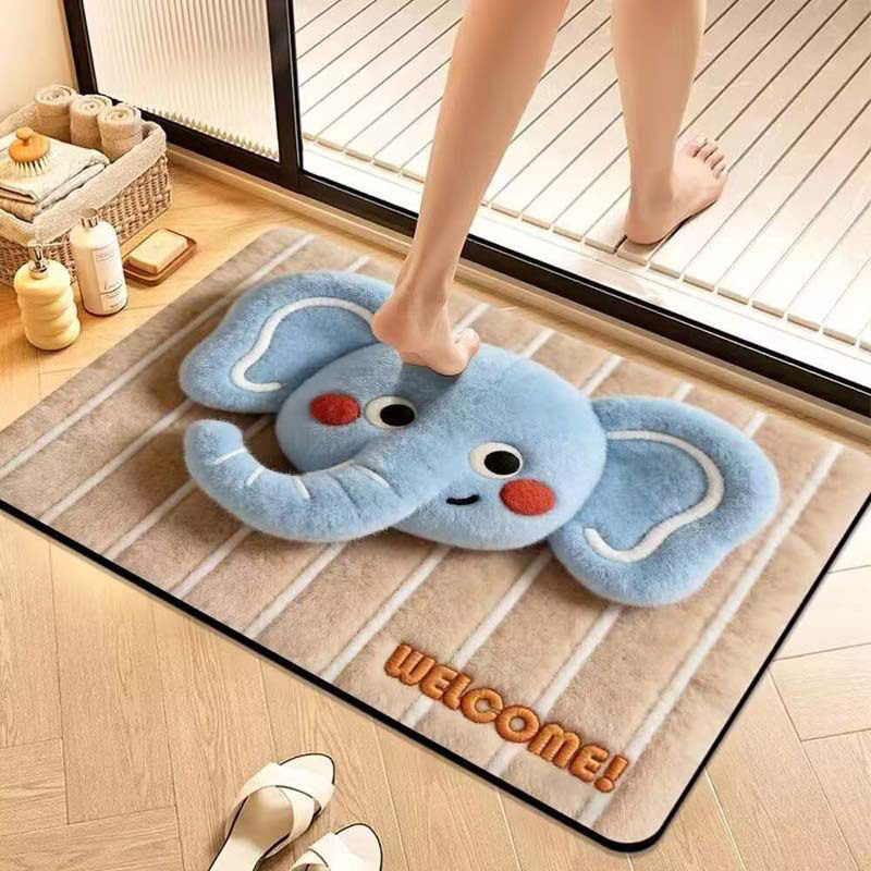 Süßes Hundedesign Badematte