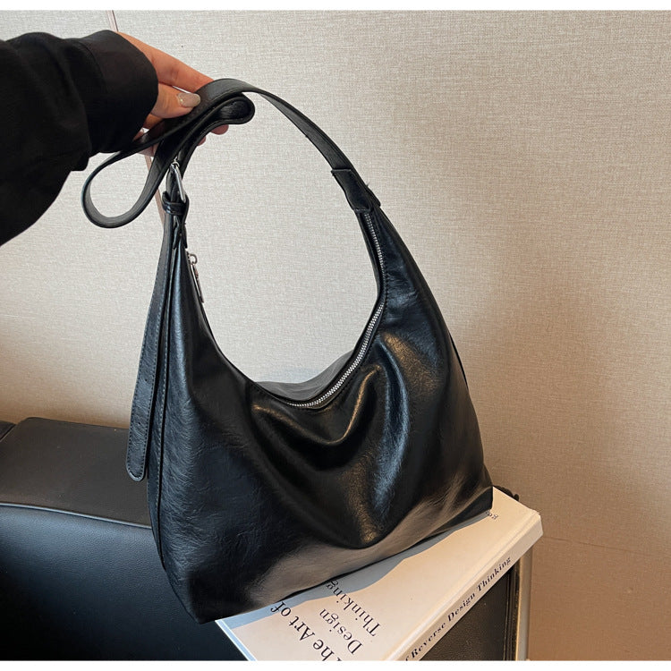 Weiche Leder Schultertasche Brehn