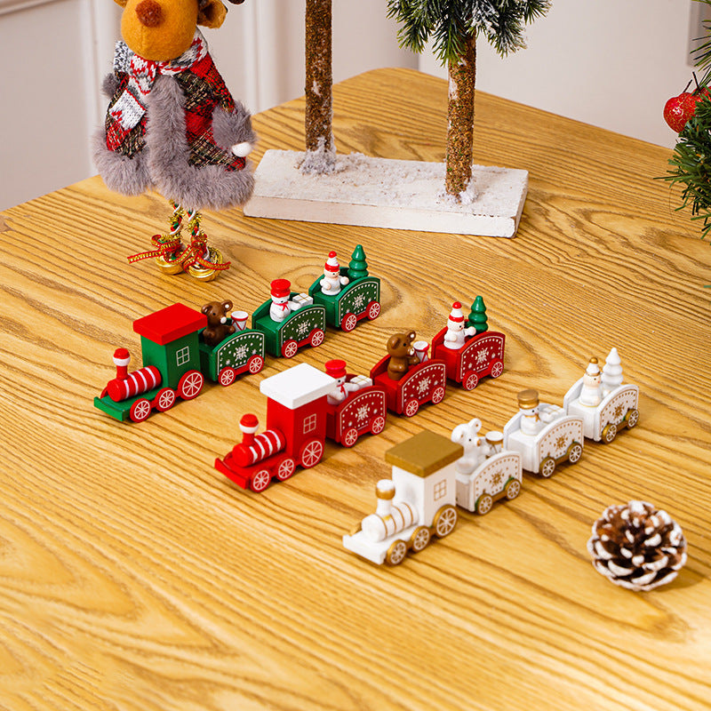 Dekoratives Weihnachtszug-Set Brehn