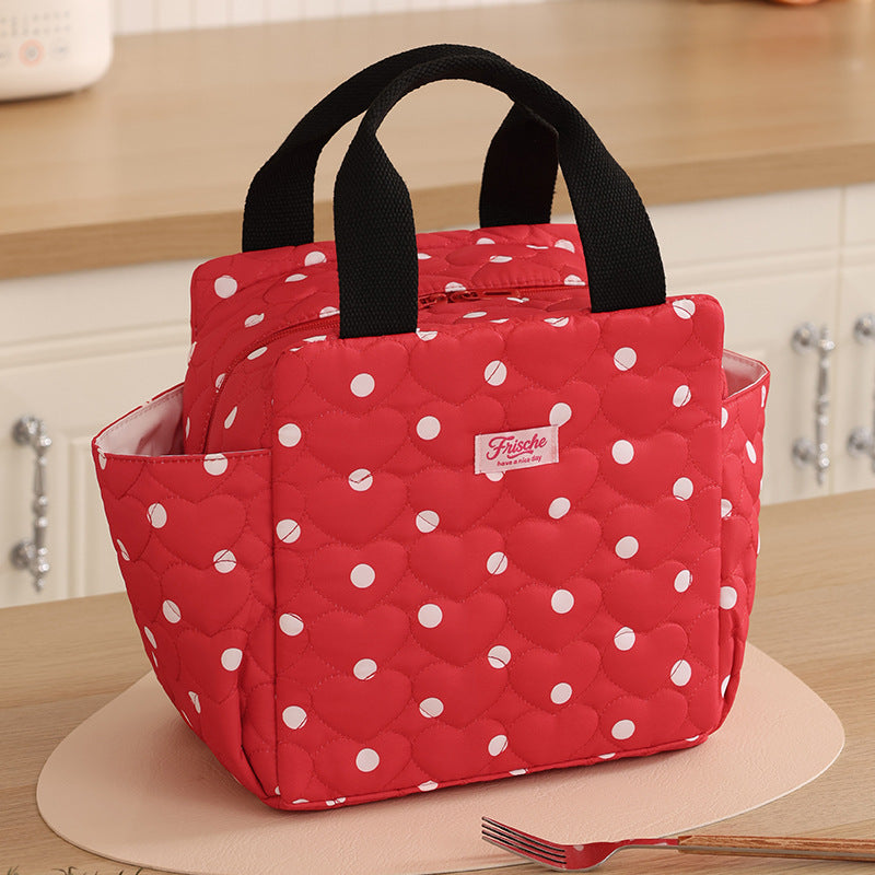 Isolierte Herzmuster Lunchbag Brehn