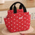 Isolierte Herzmuster Lunchbag Brehn