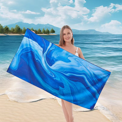 Damen Strandtuch mit maritimem Streifenmuster Brehn