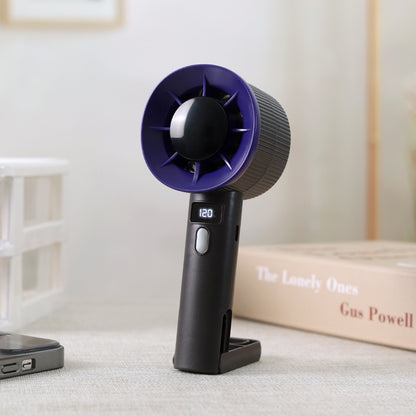 Unisex Tragbarer Handventilator mit digitaler Steuerung und Ergonomie Brehn