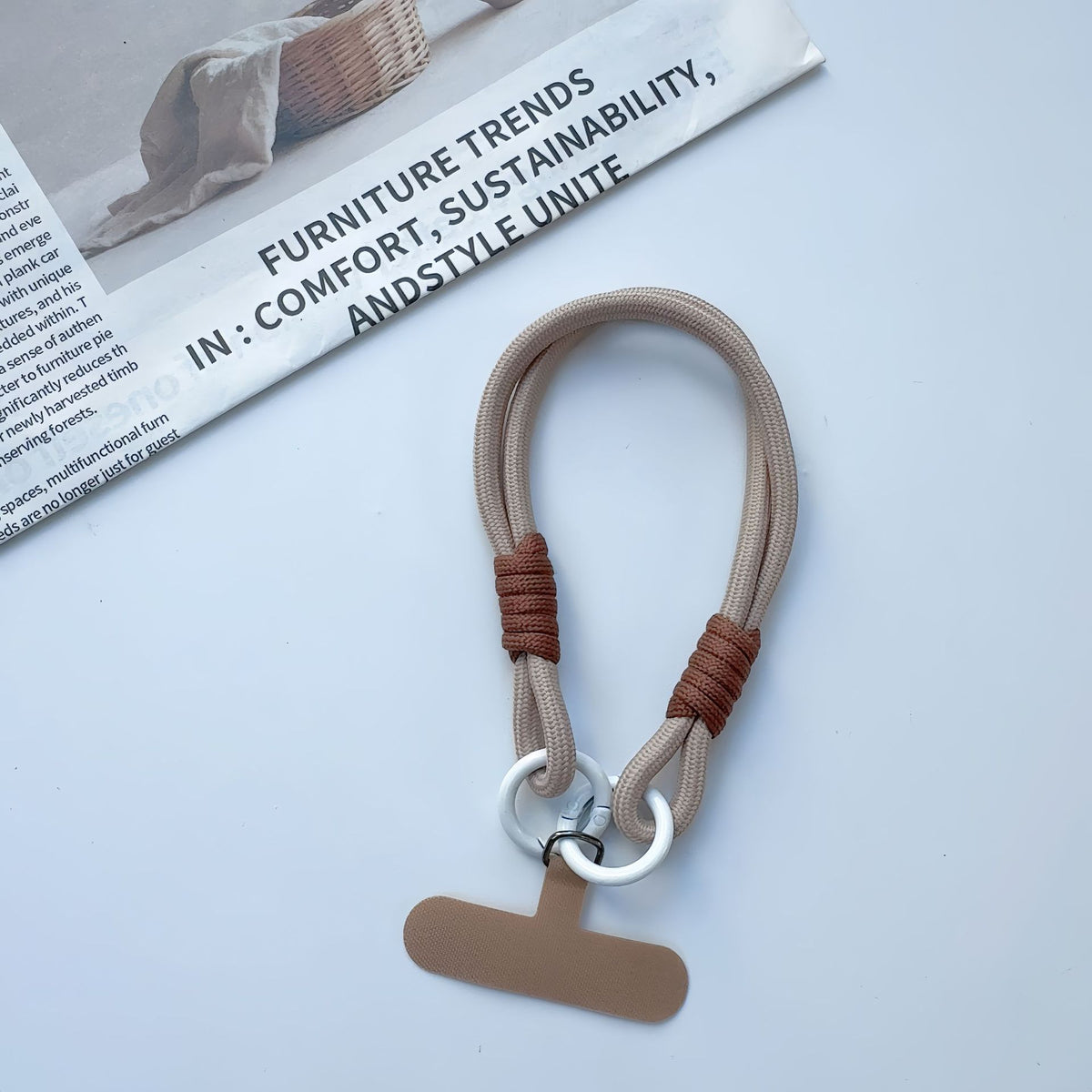 Vielseitiges Dual-Loop-Lanyard mit ID-Tag-Halter Brehn