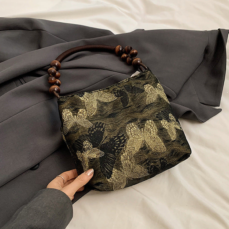 Elegante Schmetterlingsdruck-Handtasche