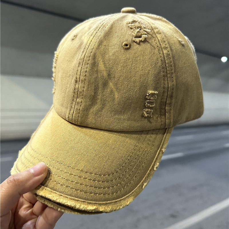 Damen Distressed Denim Baseball Cap Brehn 1784084028