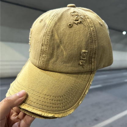 Damen Distressed Denim Baseball Cap Brehn 1784084028