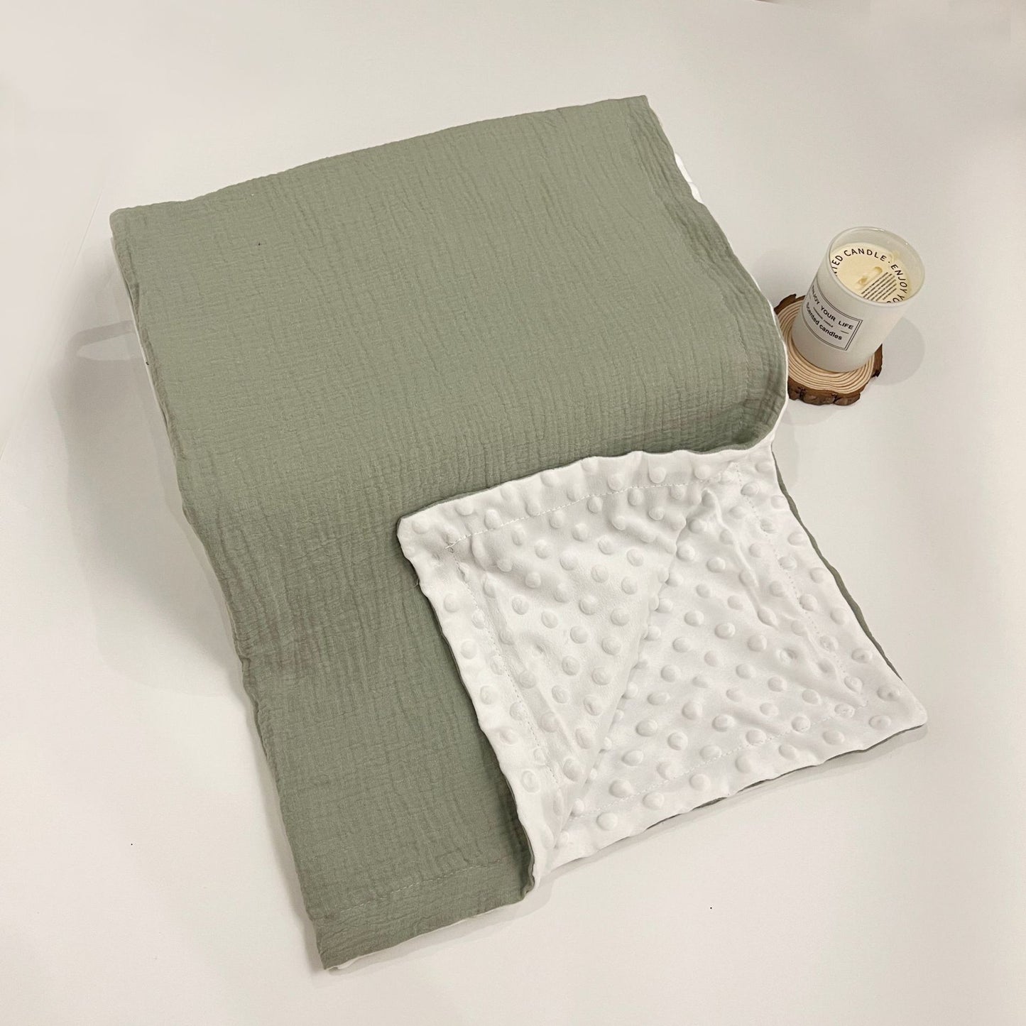 Plüsch gesteppte beidseitige Babydecke Brehn