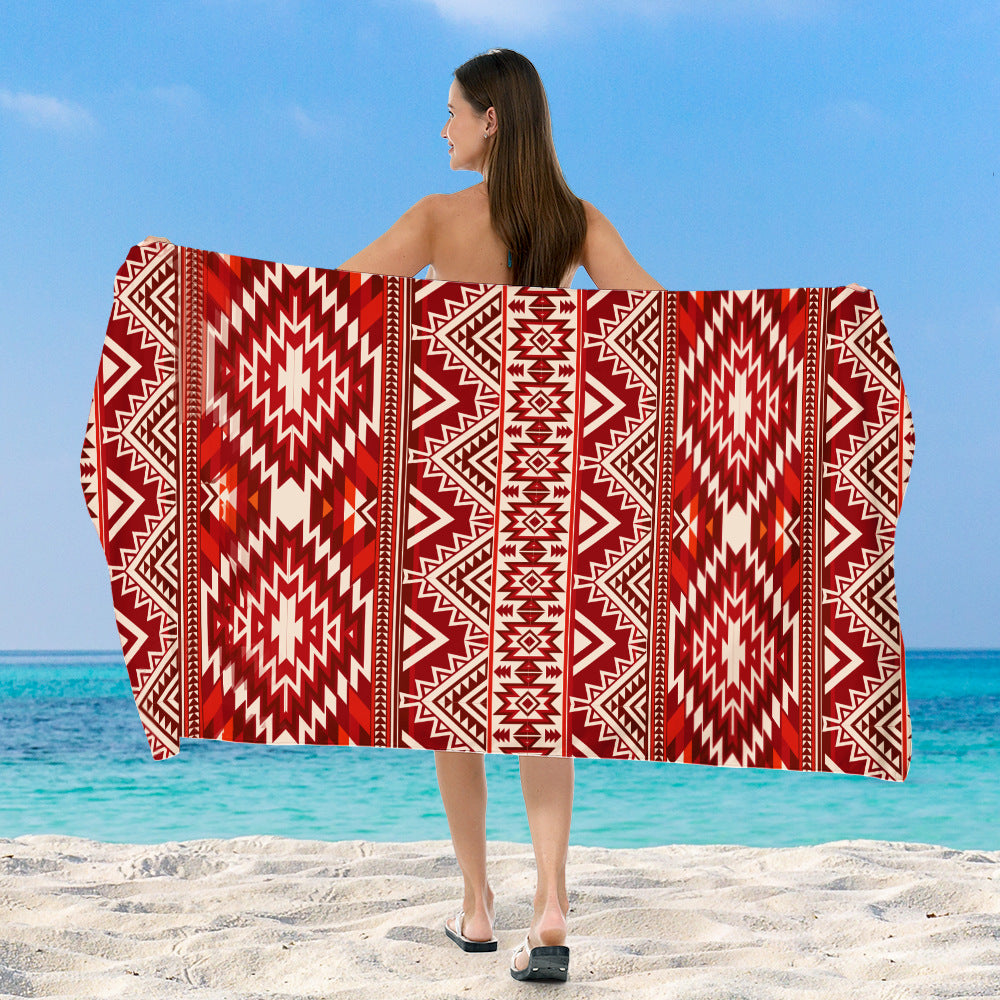 Stranddecke mit exklusivem geometrischen Tribal-Design Brehn
