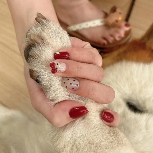 Kunstnagelset mit Verspielten Motiven Brehn
