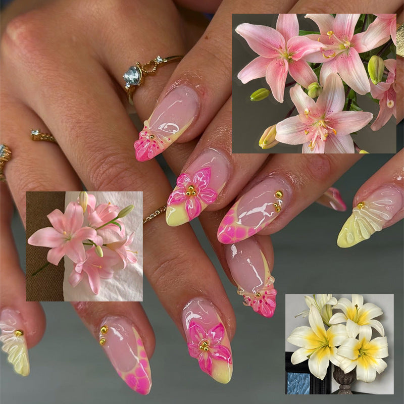 Premium Dekorative Gel-Nagelspitzen Brehn