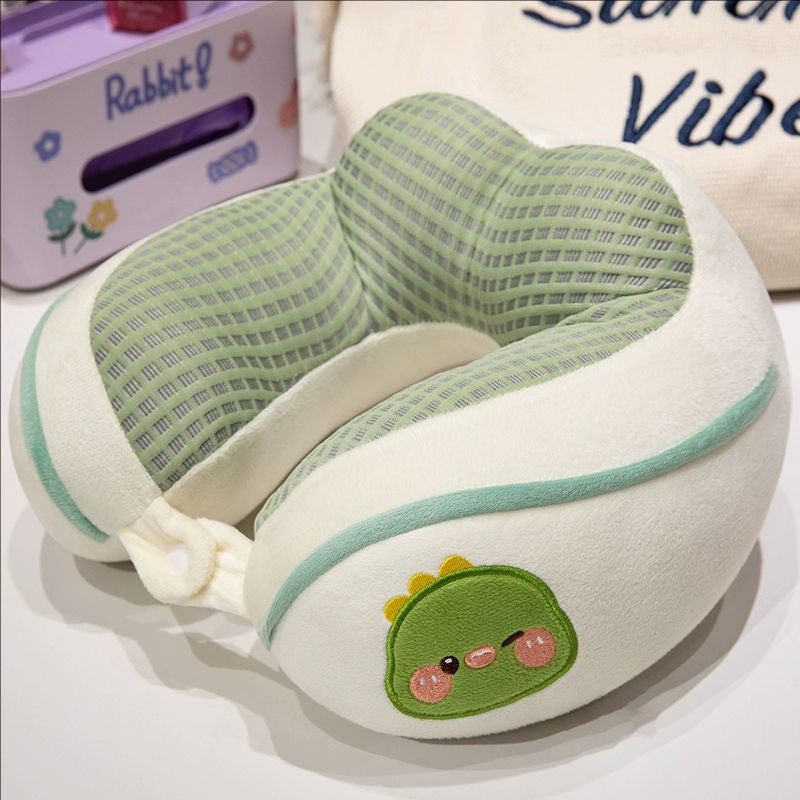 ergonomisches Plüsch Nackenkissen mit Tiermotiv Brehn