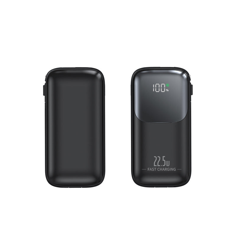 Hochleistungs-Powerbank mit Intelligenter Ladeanzeige und Integriertem Kabel Brehn
