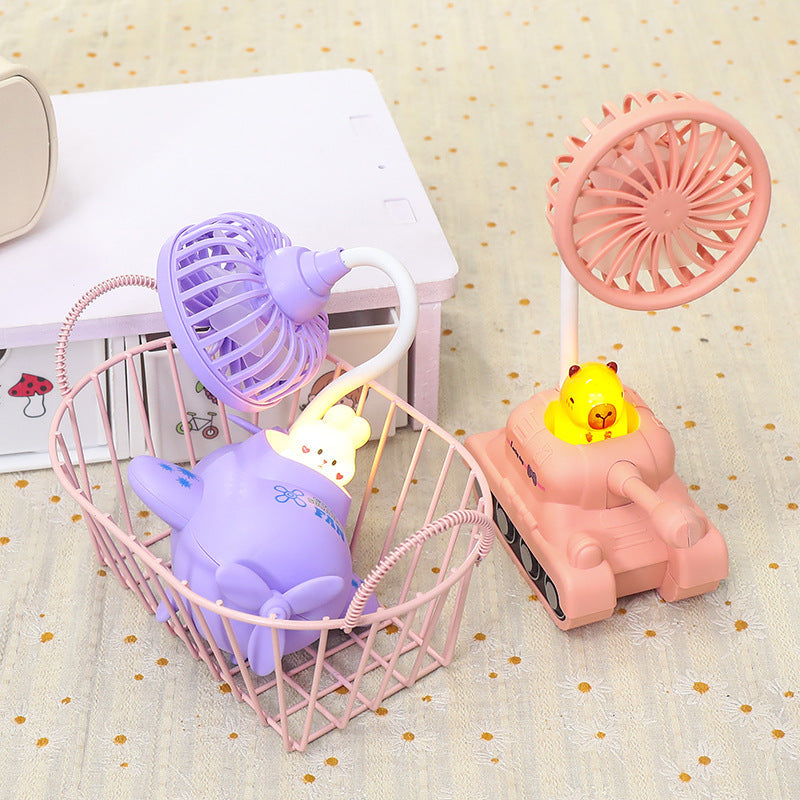Frauen USB Vernebler Kühler Ventilator im kreativen Tankdesign Brehn