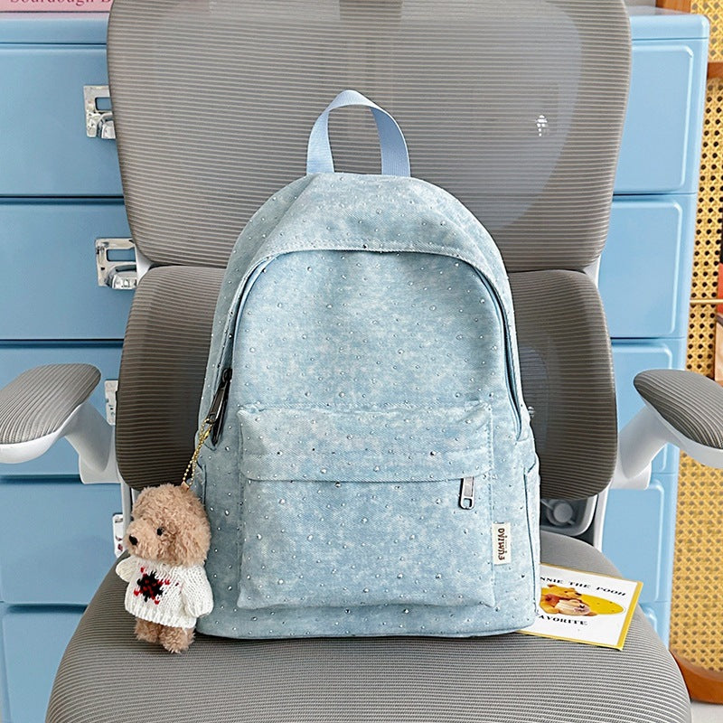 Lässiger leichter Rucksack mit gepunktetem Design Brehn