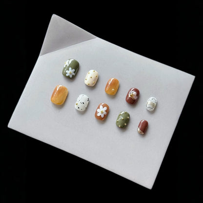 Künstlerisches Press-On Nageldesign Set  1791773005