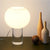 Schlanke moderne Glas Tischlampe