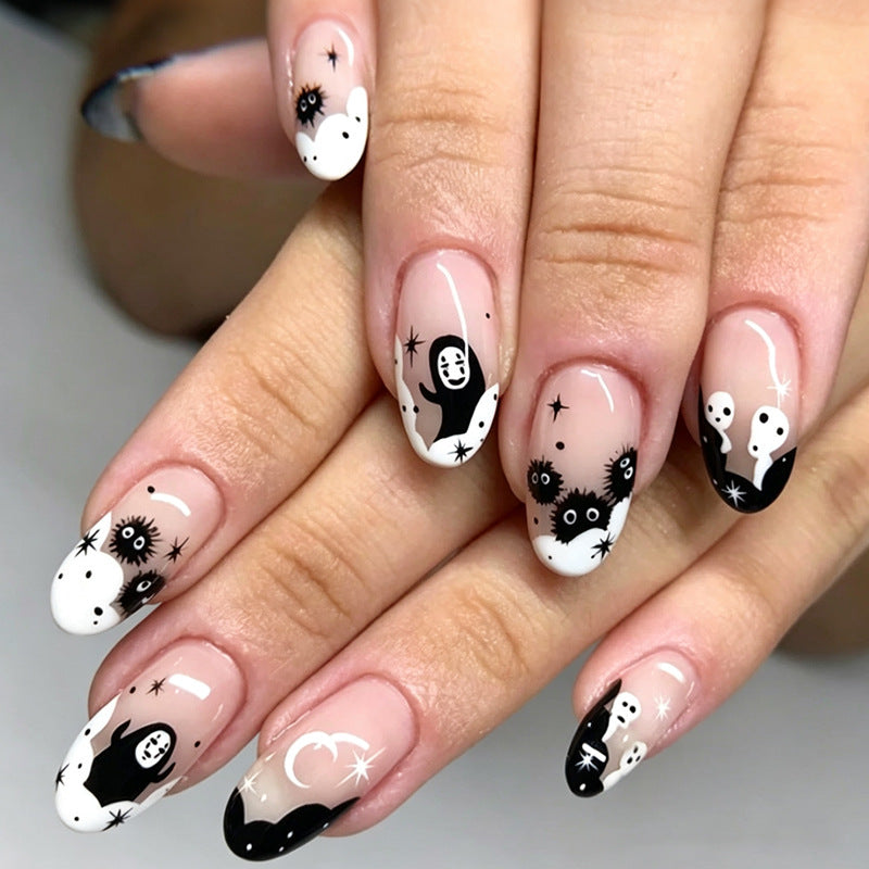 Kreatives Kunstnagelset mit Halloween-Motiven Brehn