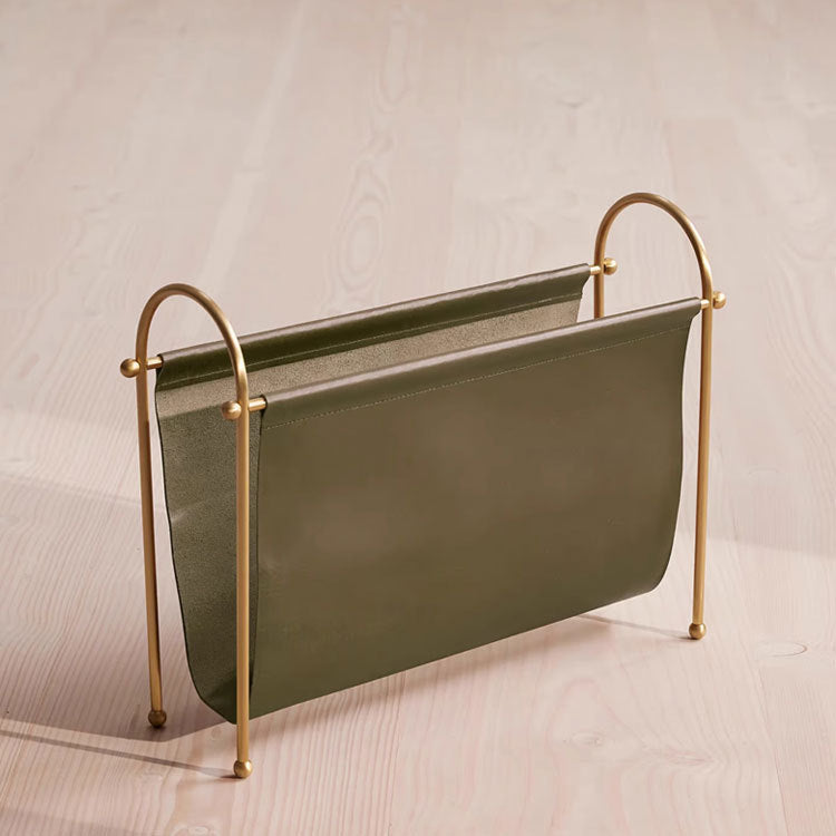 Stylischer Metall-Magazinhalter