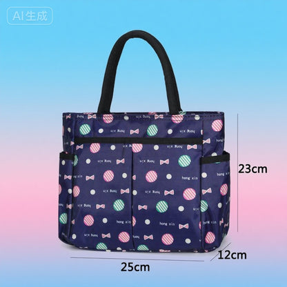 Blumenmuster Mehrfach-Taschen Einkaufsbörse Brehn
