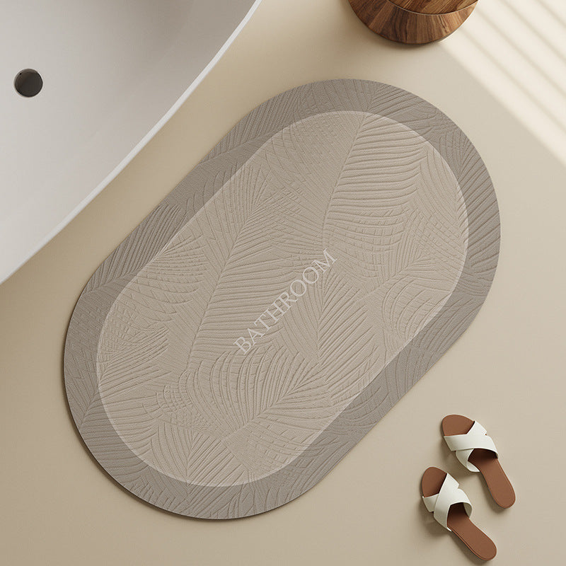 Elegante Floral Badematte Brehn