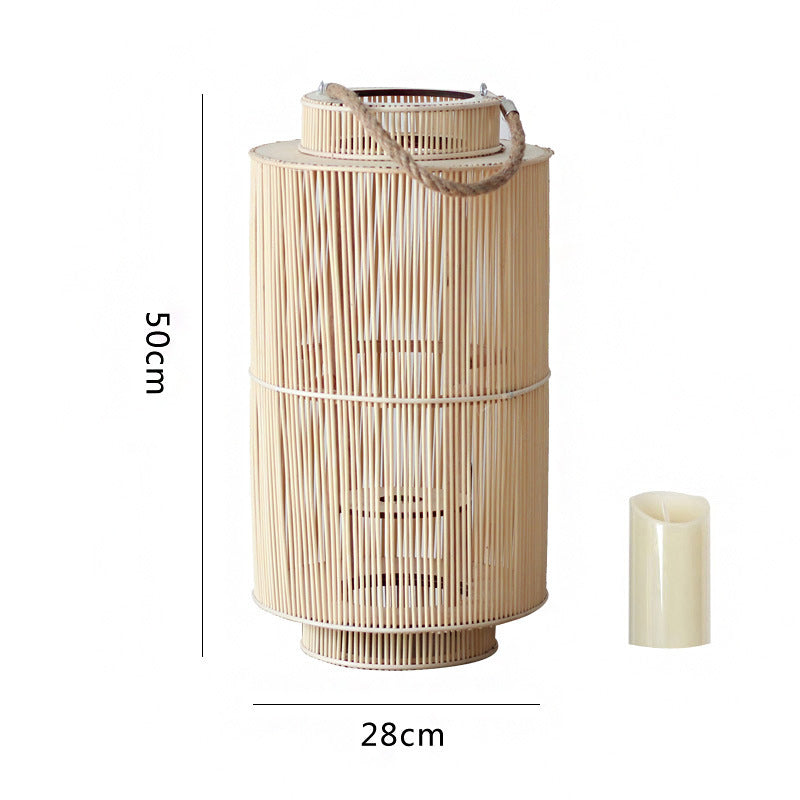Dekorative Rattan-Laterne Brehn