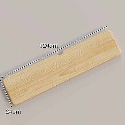 Ergonomische Massivholz-Tastatur-Handballenablage mit Kabelschlitz