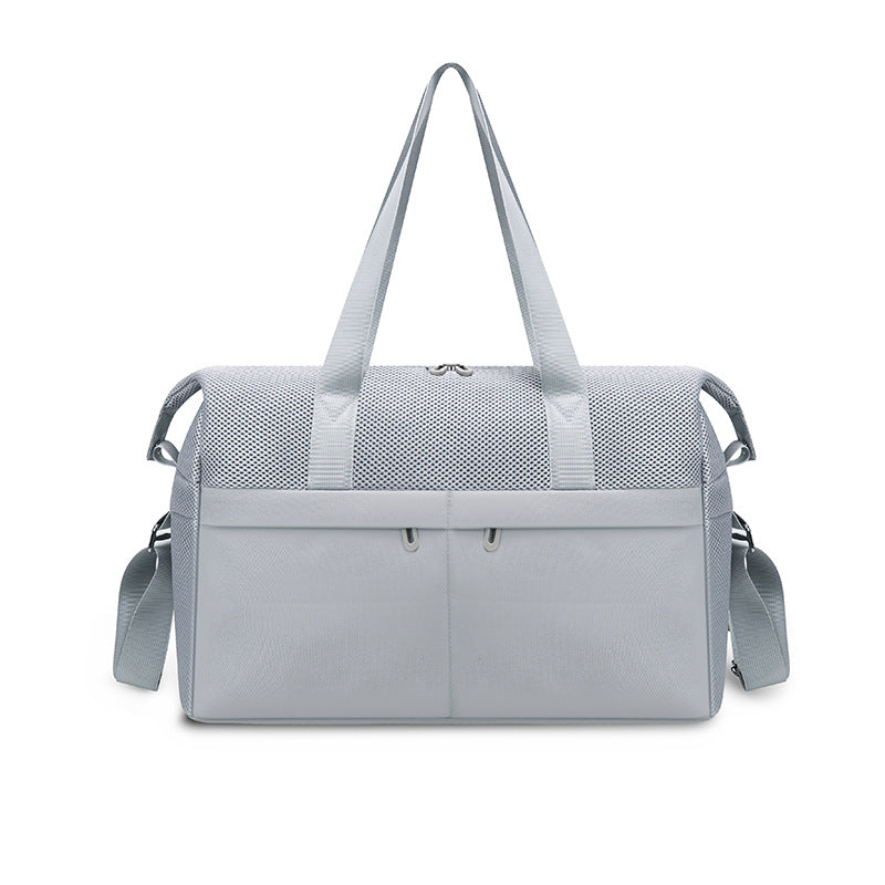 Stilvolle Mesh Sport Duffel Tasche