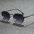 Damen geometrische Sonnenbrille im modernen Design Brehn