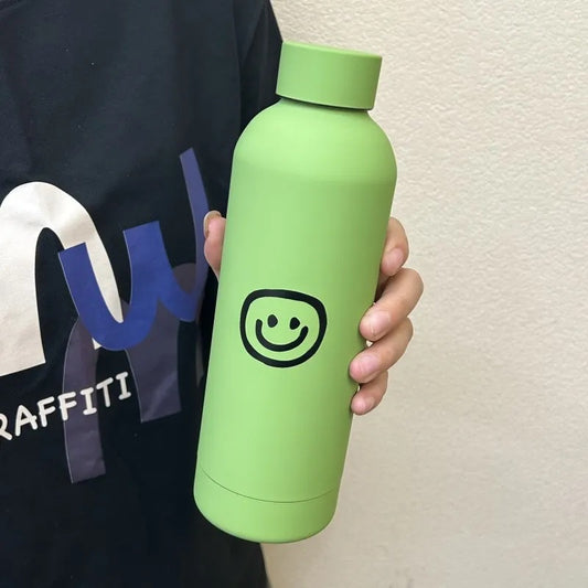 Damen Isolierflasche mit kreativem Smiley-Design Brehn