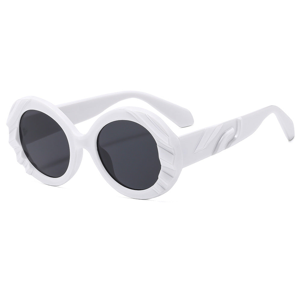 Damen Sonnenbrille mit einzigartigem, strukturiertem Rahmen und schützenden Gläsern Brehn