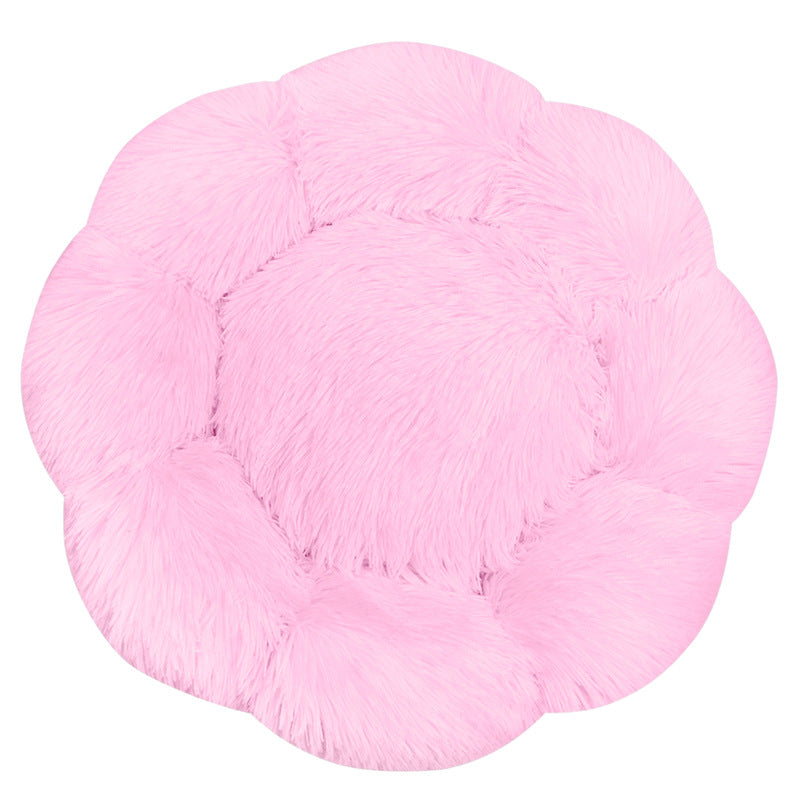 Blumenförmiges Plüsch-Hundebett