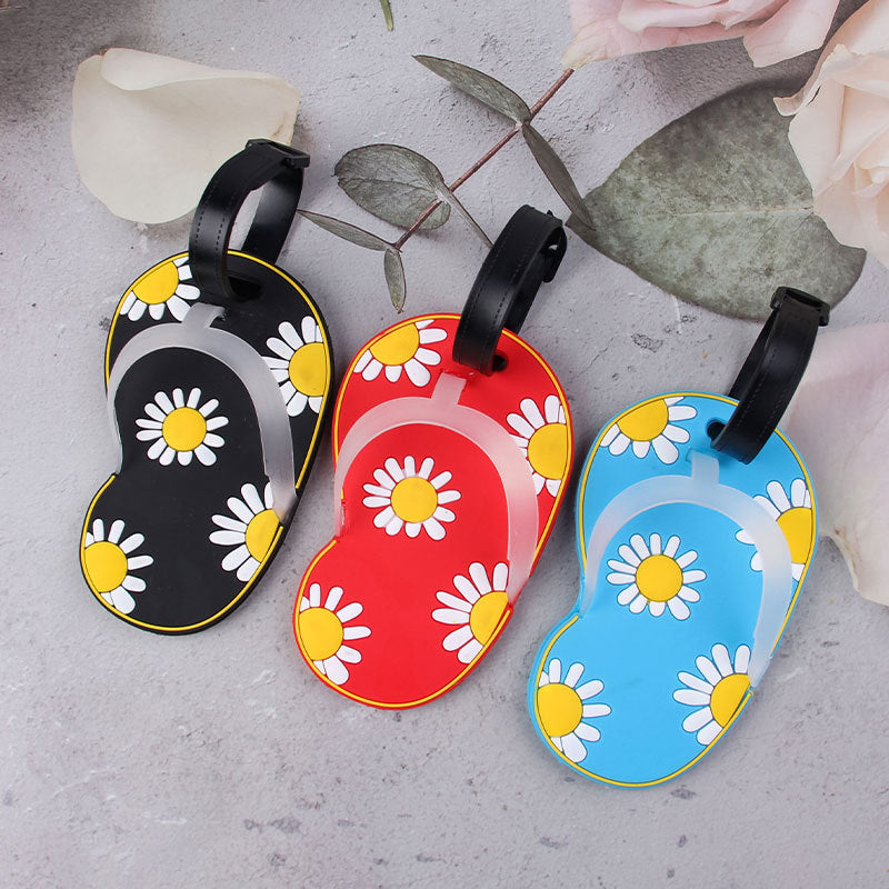 Spaßige Blumen Flip-Flop Gepäckanhänger Brehn