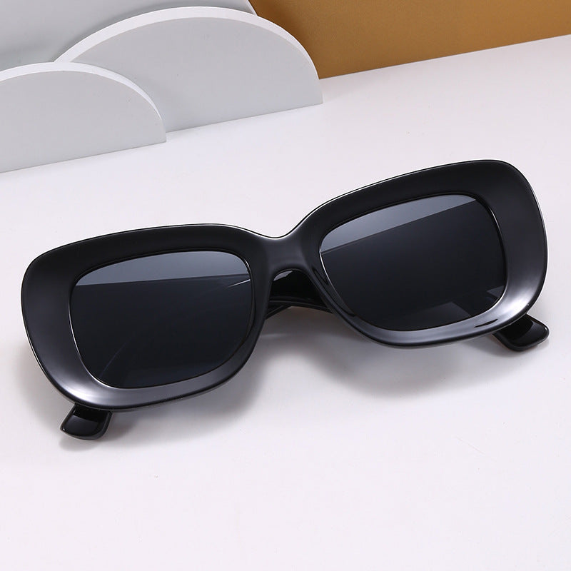 Damen oversized Kunststoff-Sonnenbrille Brehn