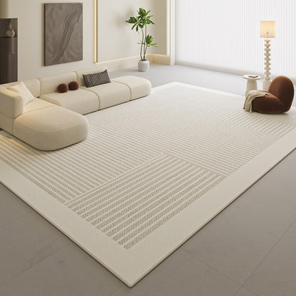 Minimalistischer strukturierter Teppich