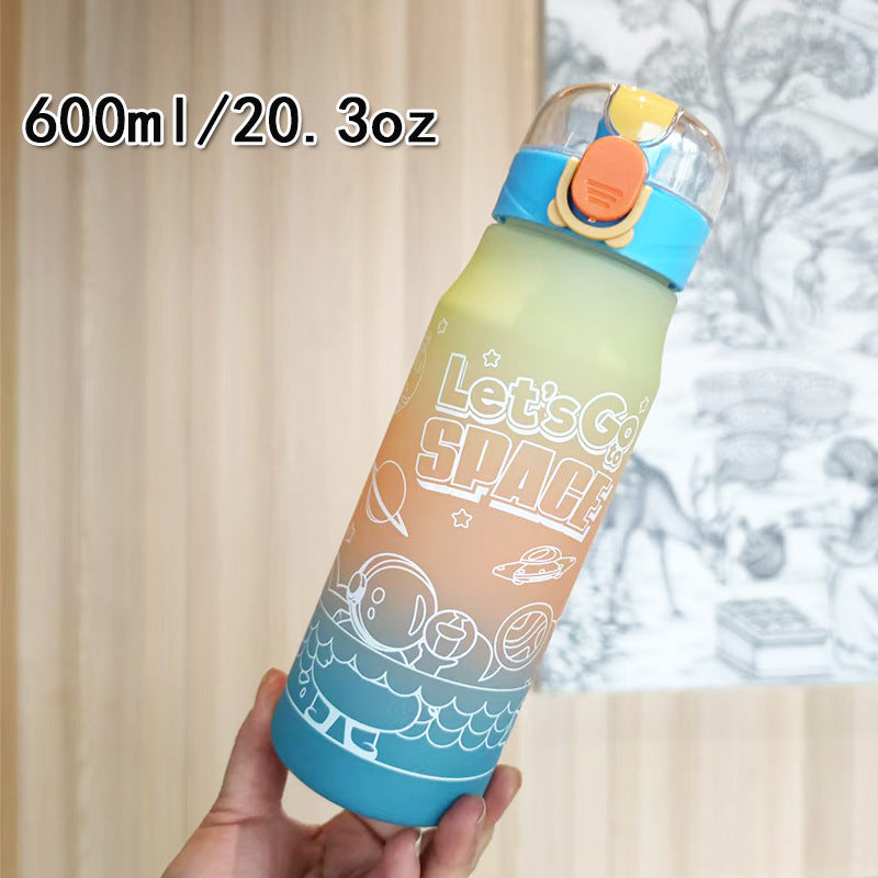 Damen kreative Wasserflasche im Weltraum-Design Brehn