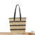 Modische Strandtasche Aus Geflochtenem Naturmaterial mit Eleganten Trageriemen Brehn