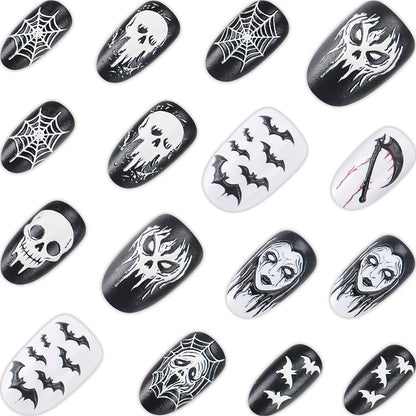 Halloween-Themen Nagelkunst Press-On Set Brehn