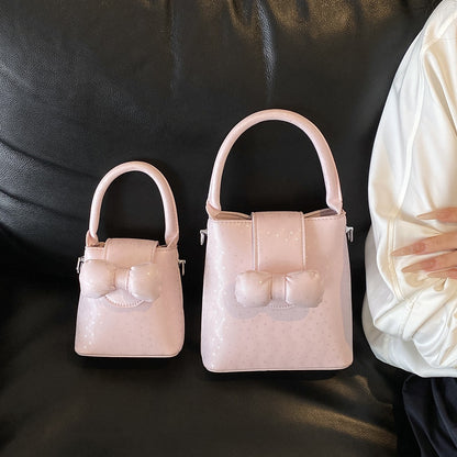 Bogen-verziertes Mini-Handtasche
