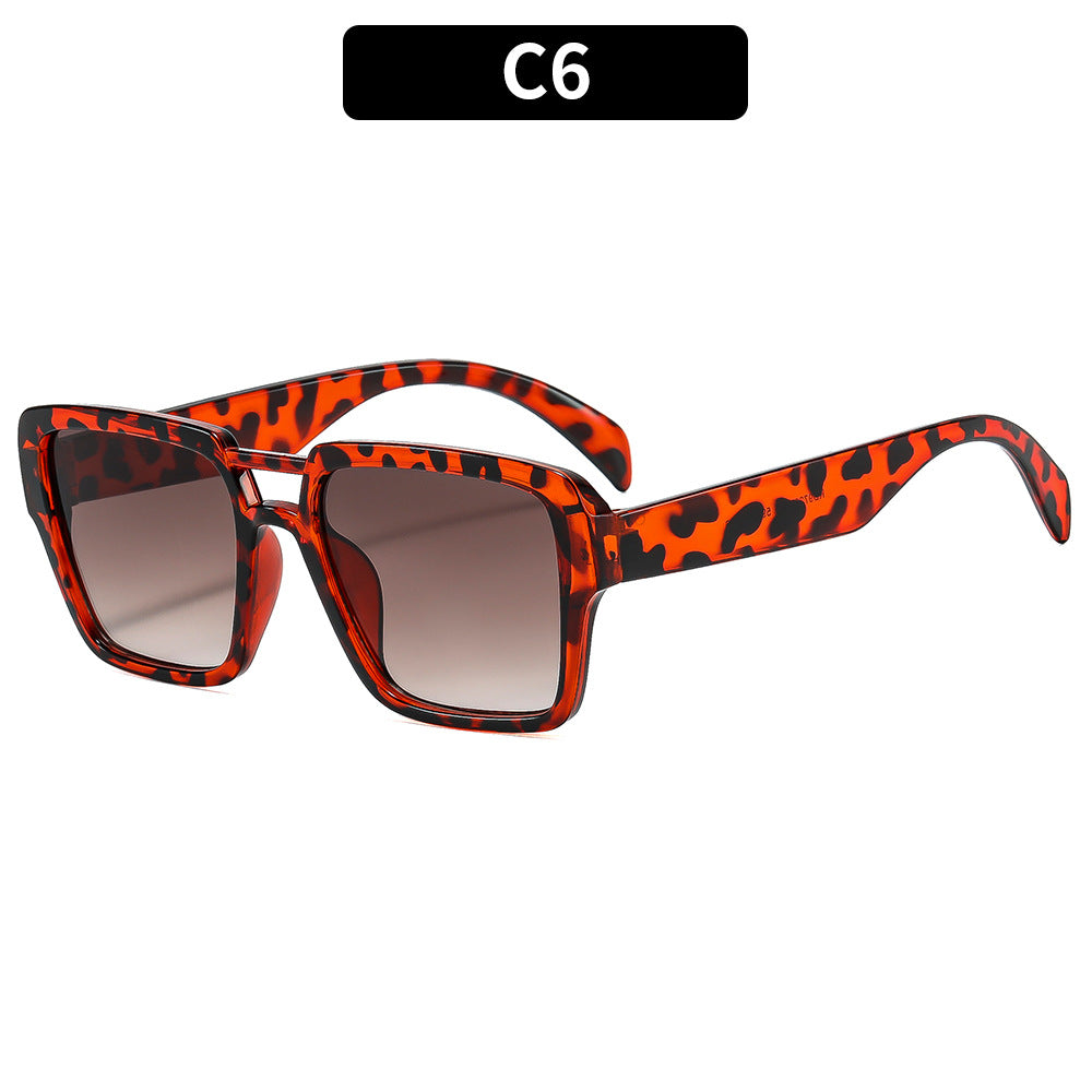 Chic Design Stylische Quadratische Rahmen Sonnenbrille