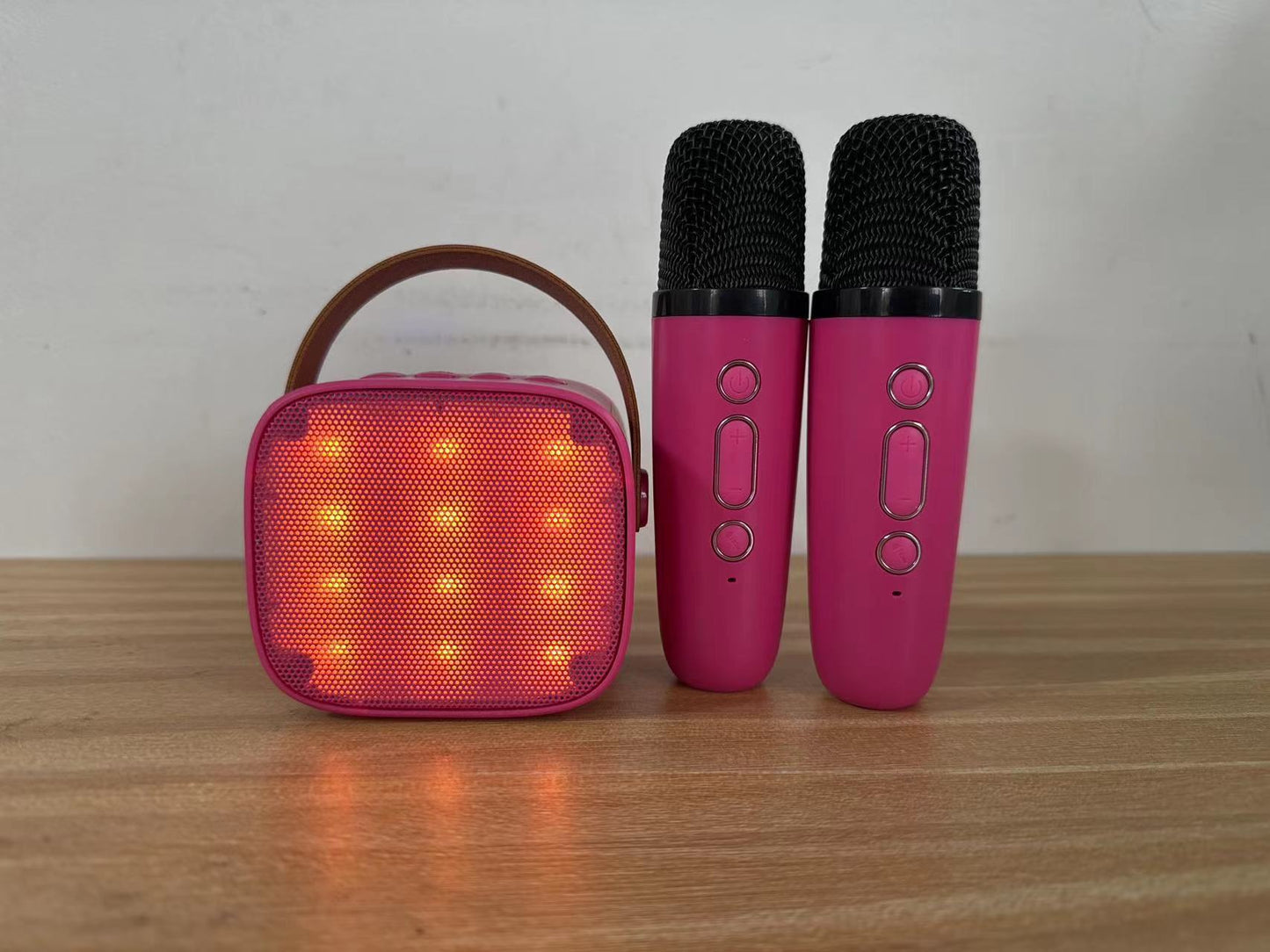 Tragbarer Bluetooth Karaoke Lautsprecher Brehn