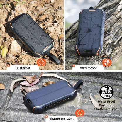 Solar-Powerbank mit Hoher Speicherkapazität und Ip66 Schutz Brehn