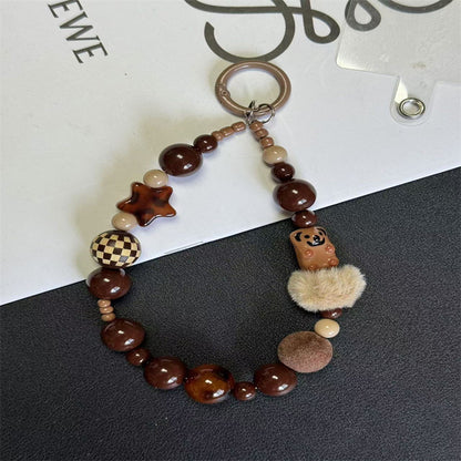 Dekorativer Beaded Schlüsselanhänger Halter Brehn
