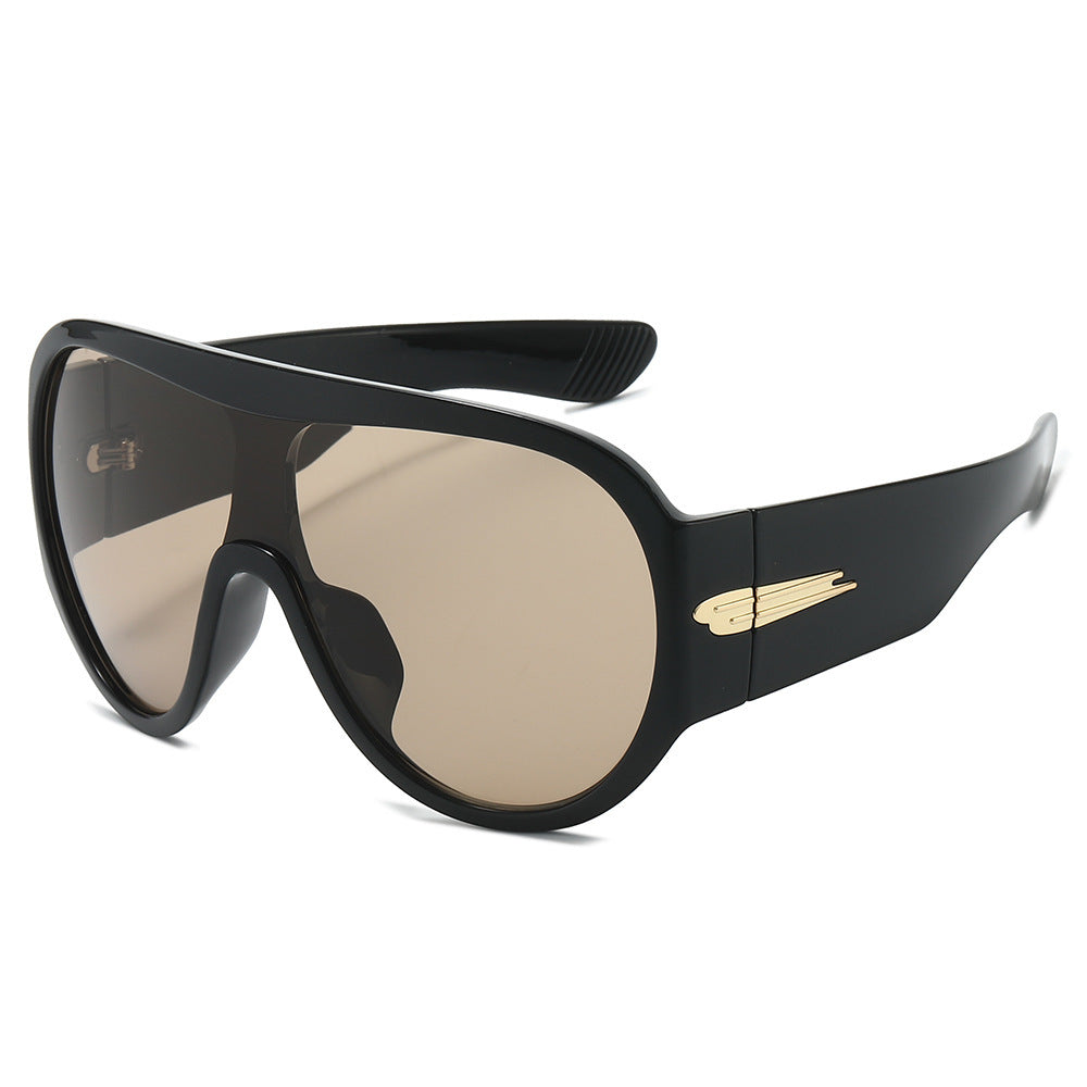 Oversized Retro Shield Sonnenbrille Brehn 1787812378