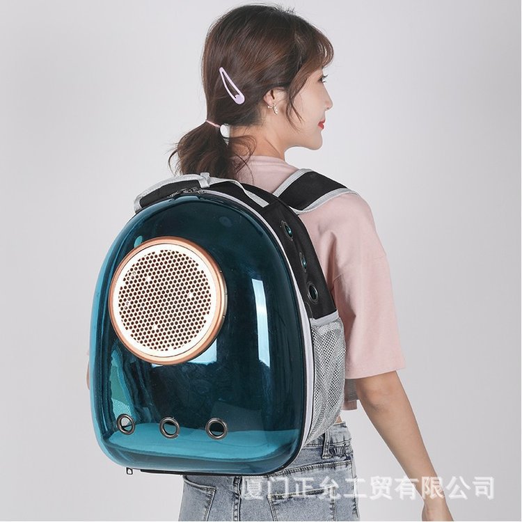 Unisex Transparente Haustier-Rucksack mit Belüftungsfunktion Brehn