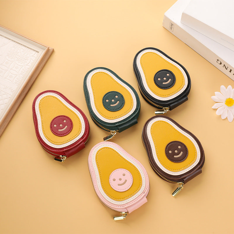 Spaß Obst-Themen Reißverschluss Münztasche Brehn