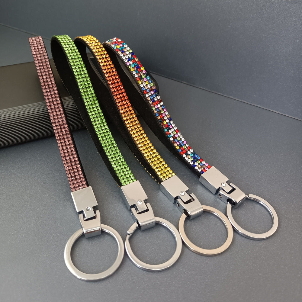 Eleganter Strass-Schlüsselanhänger Strap Brehn