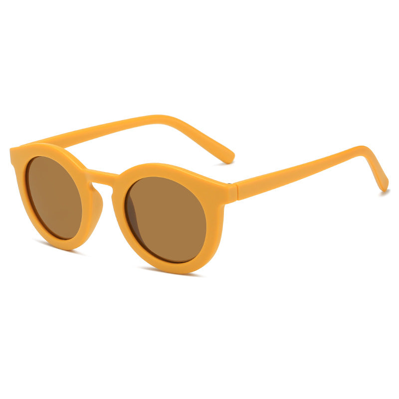 Damen runde Sonnenbrille mit modischem Design und UV-Schutz Brehn