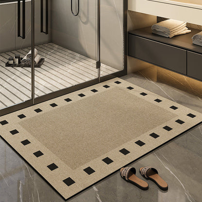 Elegante Blumenmuster Badmatte